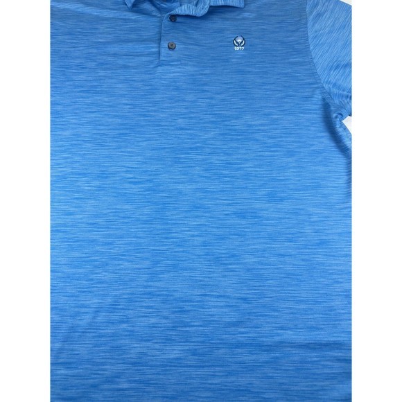 FootJoy FJ Polo Shirt Mens Large Blue Short Sleeve‎ Golf Performance - Picture 3 of 16